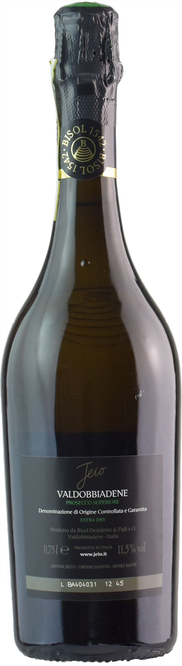 Bisol Valdobbiadene Prosecco Superiore Jeio Extra Dry