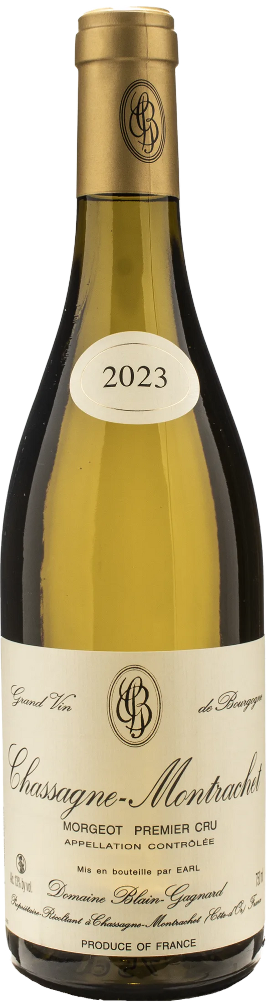 Blain Gagnard Chassagne Montrachet Blanc Morgeot 1er Cru 2023