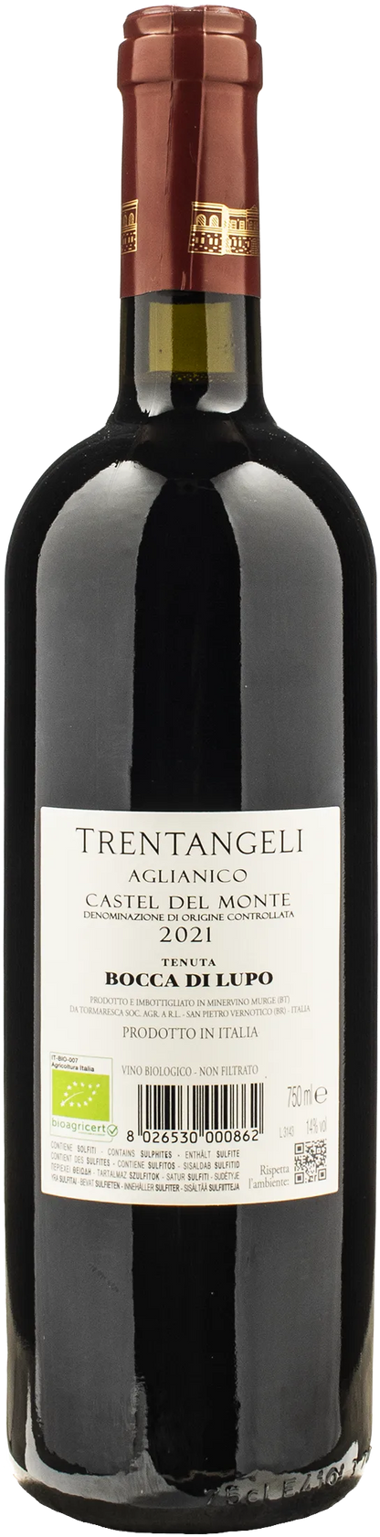 Bocca di Lupo Trentangeli Aglianico Castel cel Monte 2021