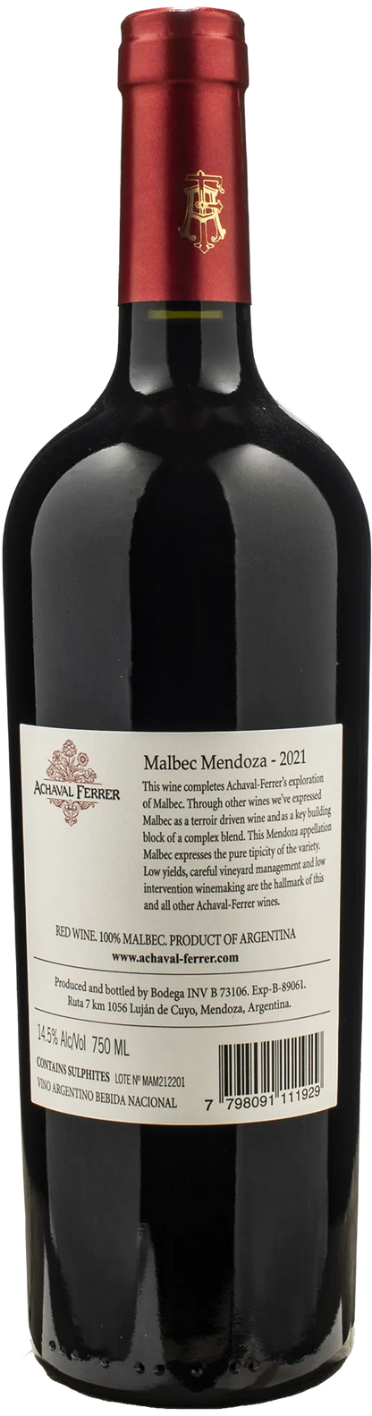 Bodega Achaval Ferrer Malbec Mendoza 2021