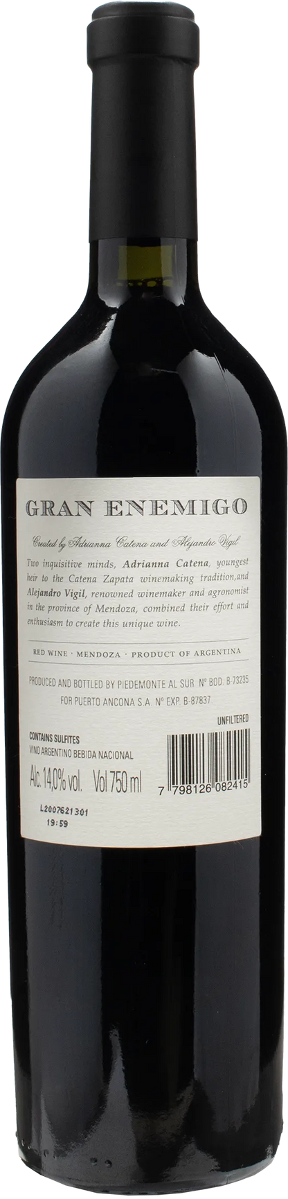 Bodega Aleanna Gran Enemigo 2019