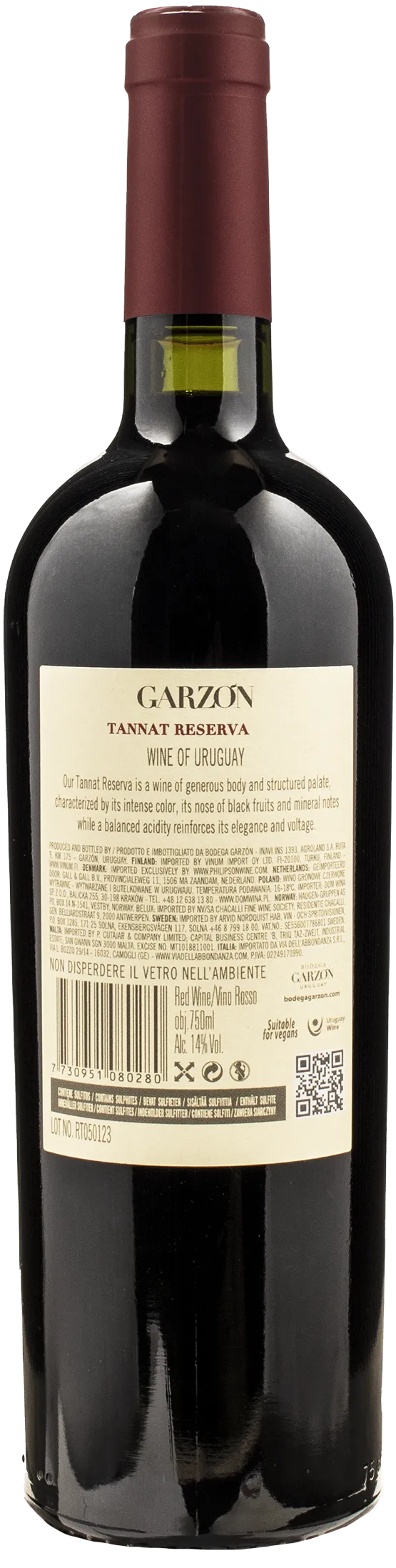 Bodega Garzon Tannat Reserva 2021