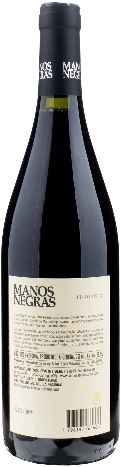Bodega Manos Negras Pinot Noir 2021
