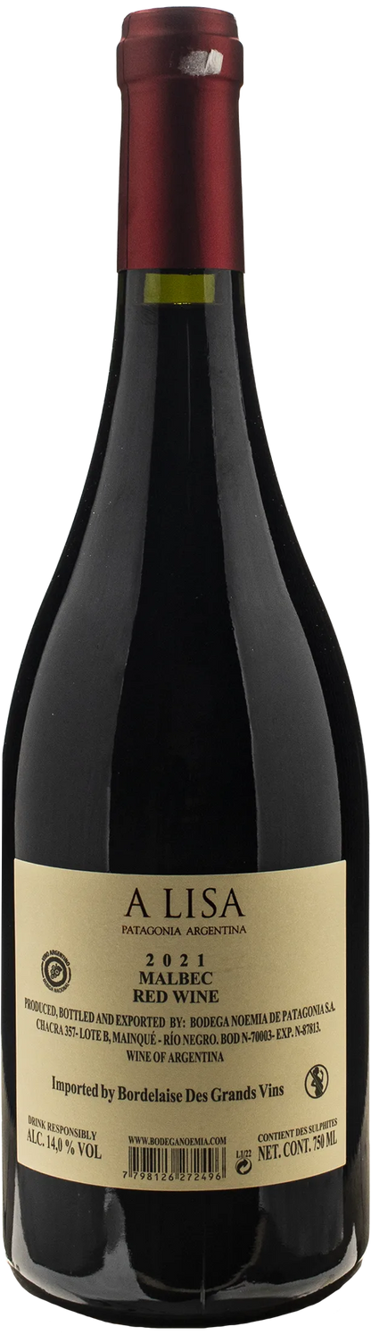 Bodega Noemia Patagonia Malbec A Lisa 2021