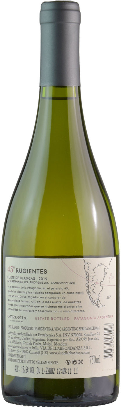 Bodega Otronia Patagonia 45 Rugientes Corte de Blancas 2019