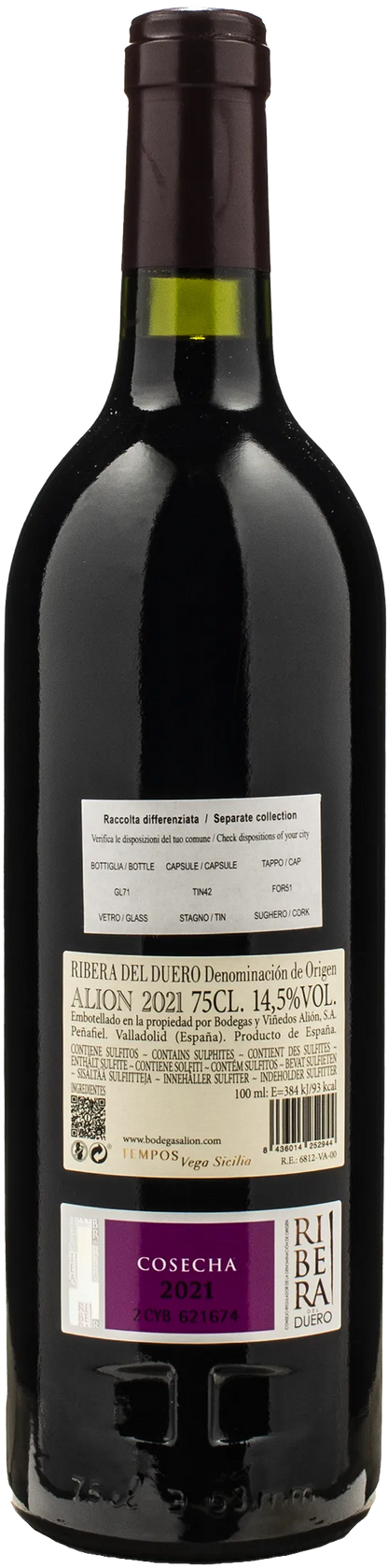 Bodega y Vinedos Alion Ribera Del Duero 2021