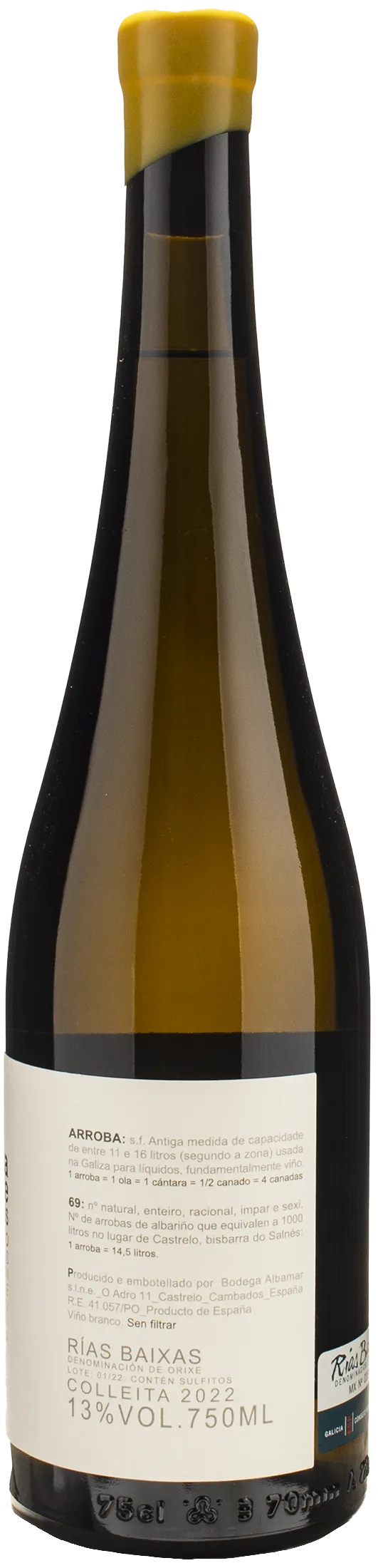 Bodegas Albamar 69 Arrobas 2022