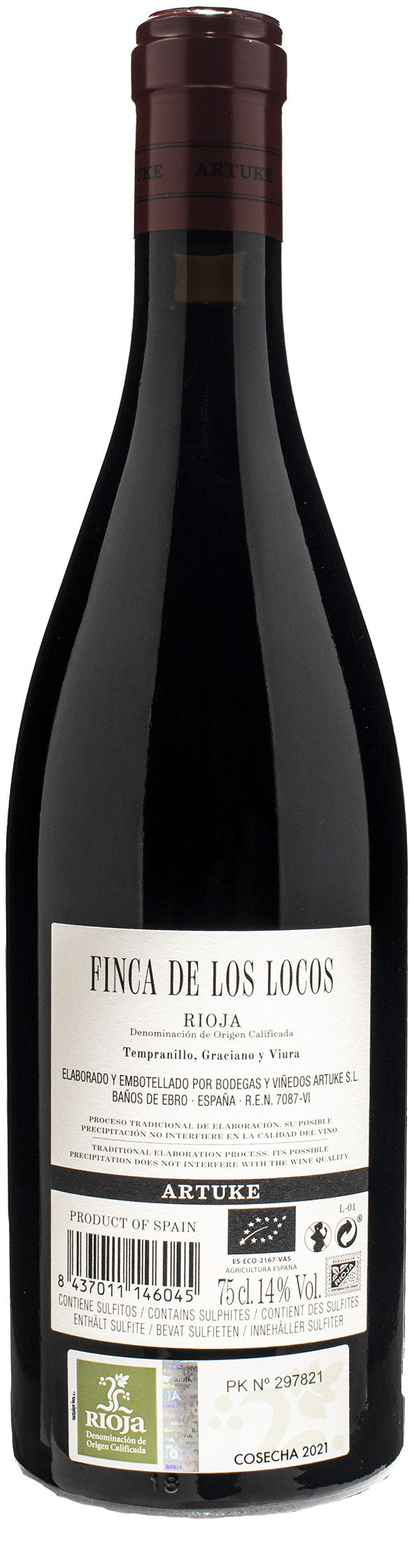 Bodegas Artuke Finca de Los Locos 2021
