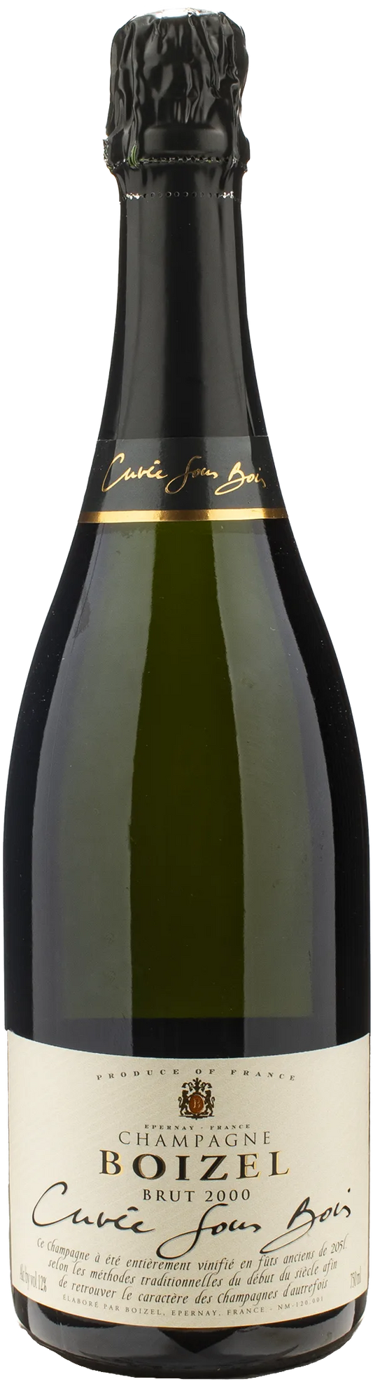 Boizel Champagne Cuvee Sous Bois Brut 2000