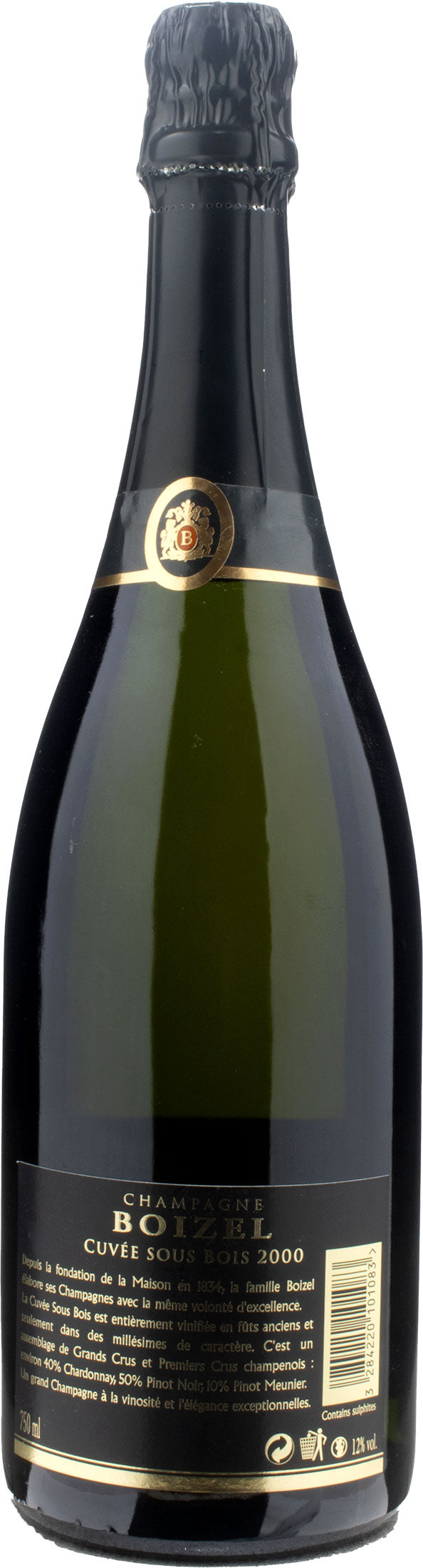 Boizel Champagne Cuvée Sous Bois Brut 2000