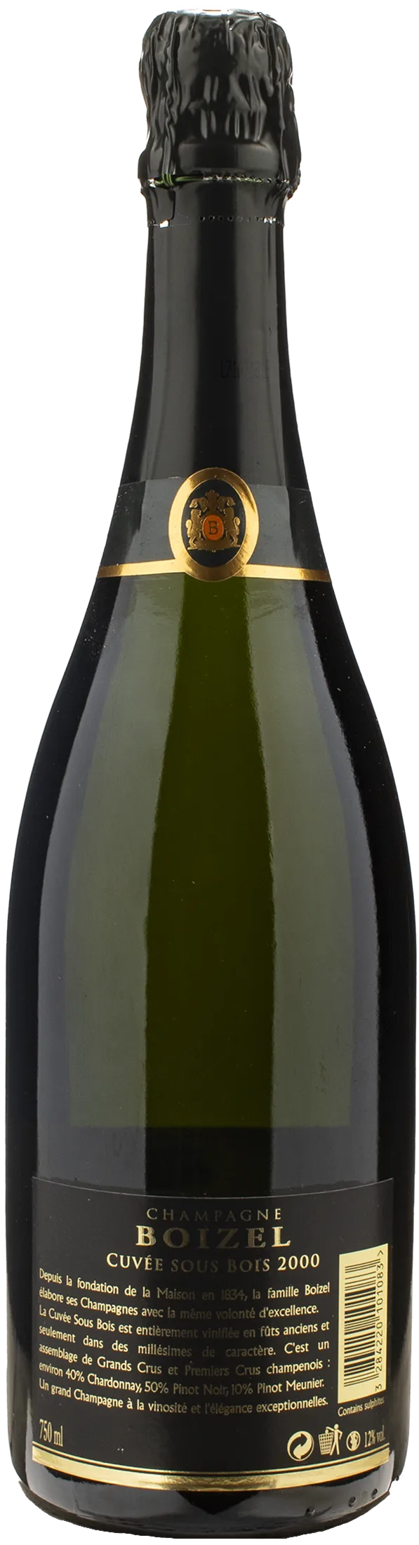 Boizel Champagne Cuvee Sous Bois Brut 2000