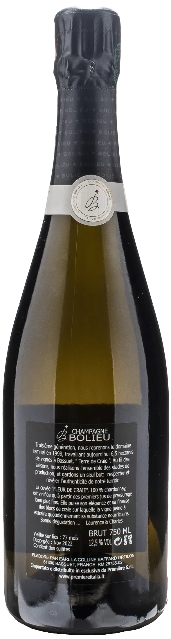 Bolieu Champagne Cuvée Fleur de Craie Brut