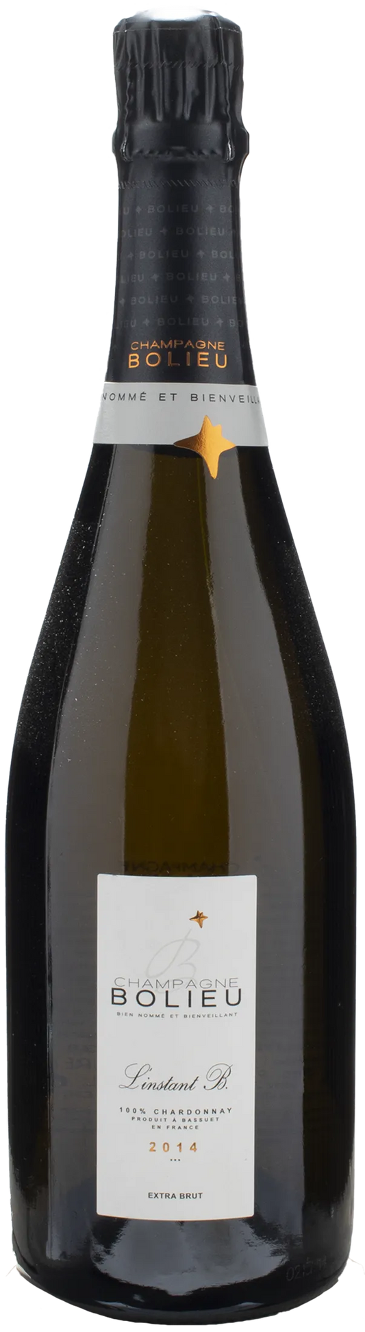 Bolieu Champagne Cuvee L'Instant B Chardonnay Extra Brut 2014