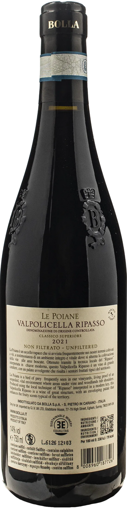 Bolla Valpolicella Ripasso Classico Superiore Le Poiane 2021
