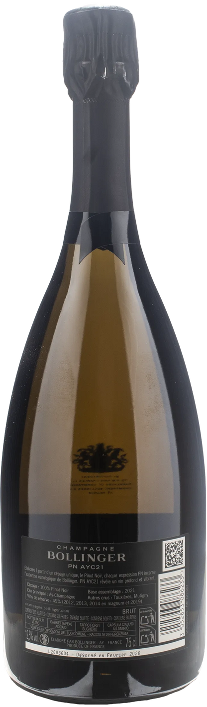 Bollinger Champagne PN AYC 21 Brut