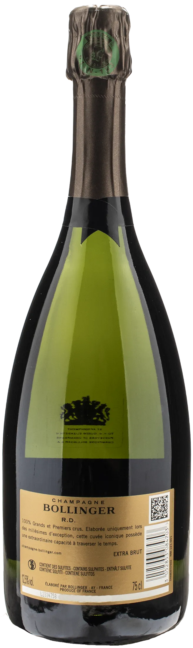 Bollinger Champagne R.D. Extra Brut 2008