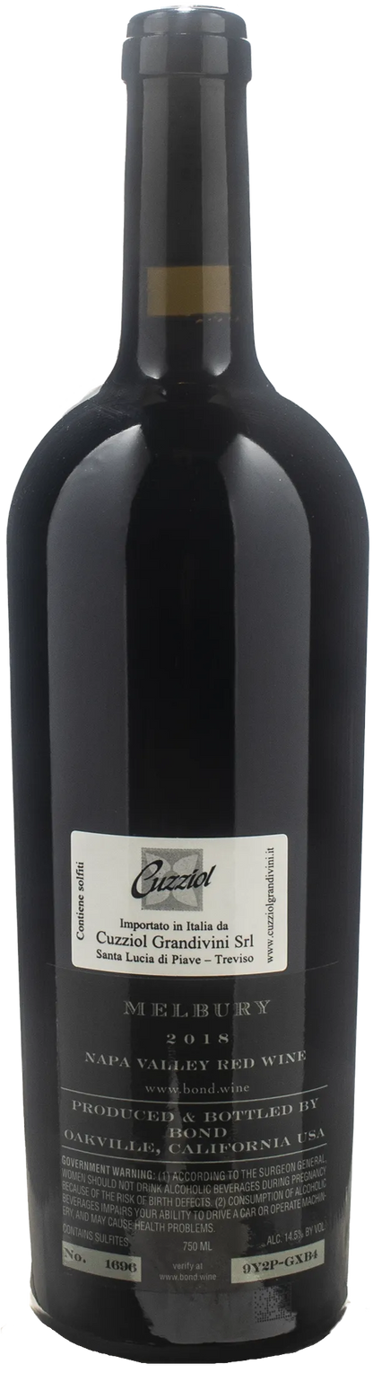 Bond Melbury Napa Valley Vintage 2018