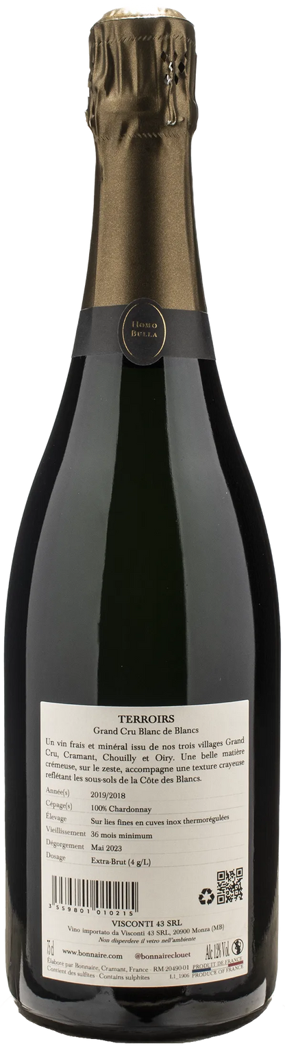Bonnaire Champagne Terroirs Grand Cru Blanc de Blancs Extra Brut