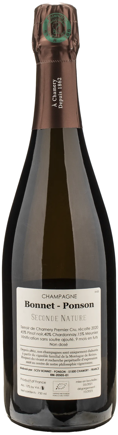 Bonnet Ponson Champagne 1er Cru Seconde Nature