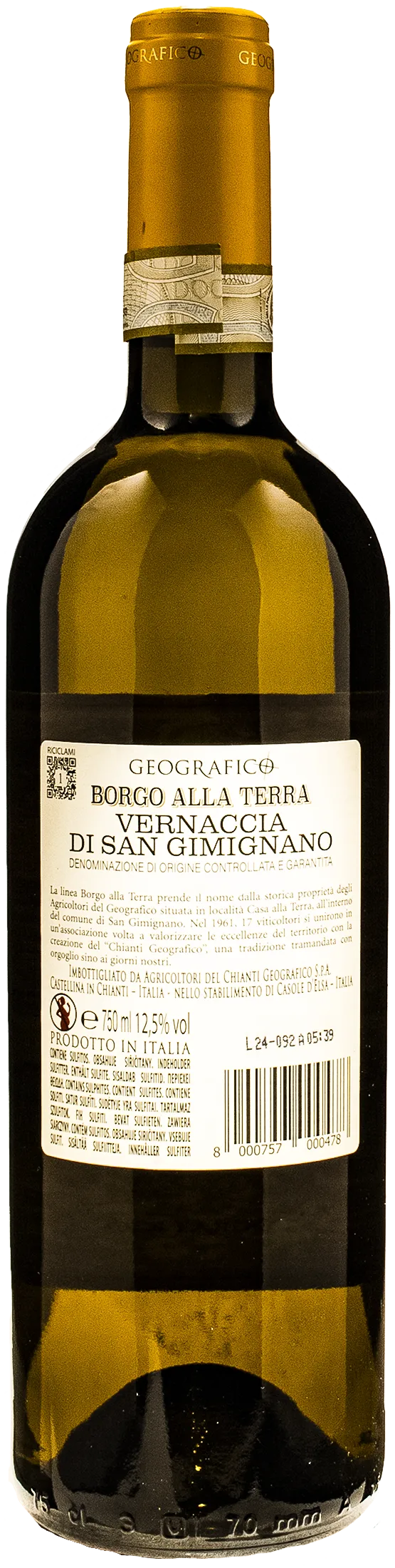 Borgo Alla Terra Vernaccia di San Gimignano 2023