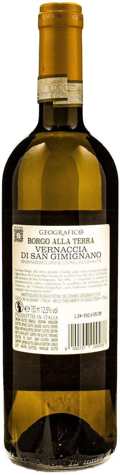 Borgo Alla Terra Vernaccia di San Gimignano 2023