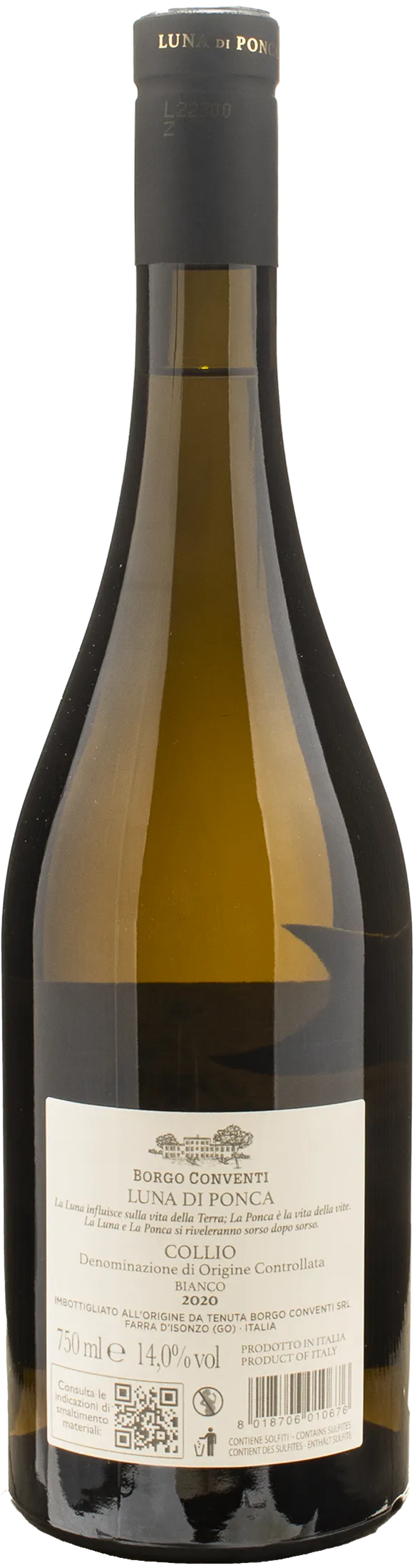 Borgo Conventi Collio Bianco Luna di Ponca 2020