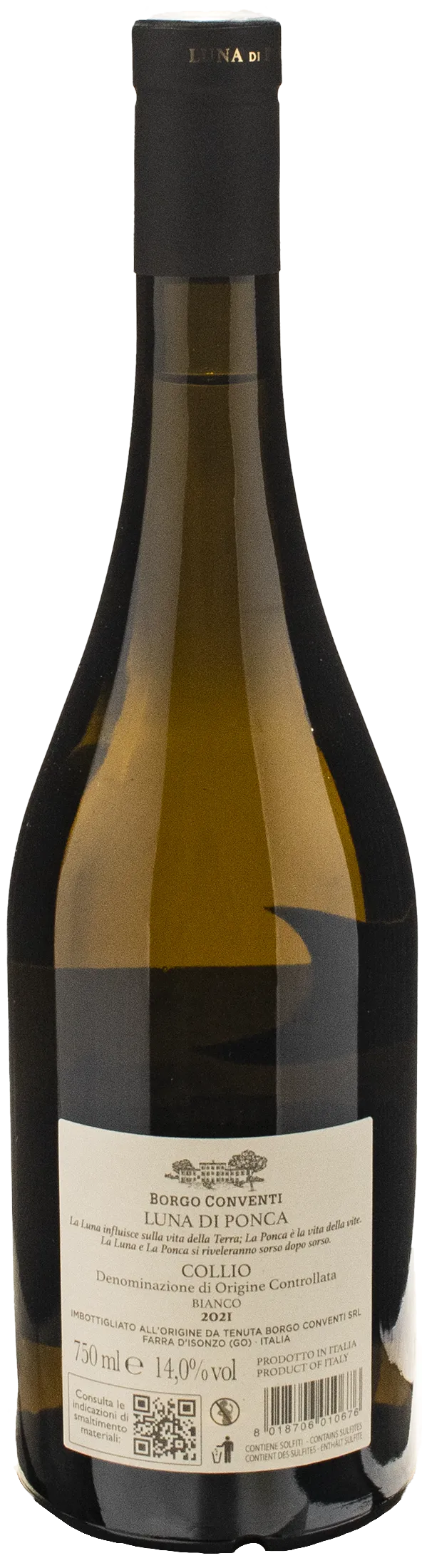 Borgo Conventi Collio Bianco Luna di Ponca 2021