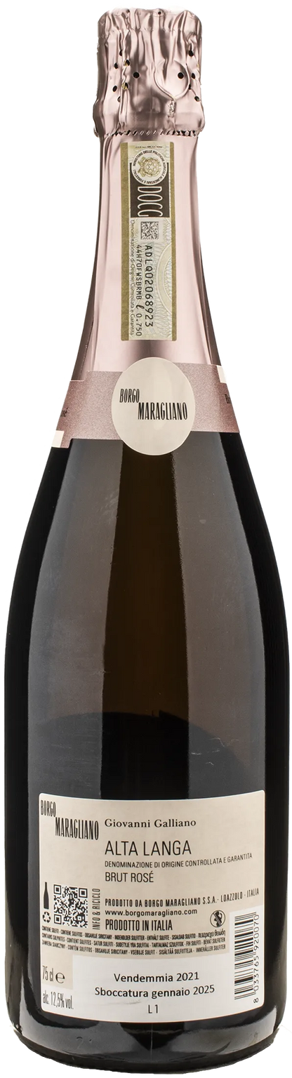 Borgo Maragliano Alta Langa Brut Rosè Giovanni Galliano 2021