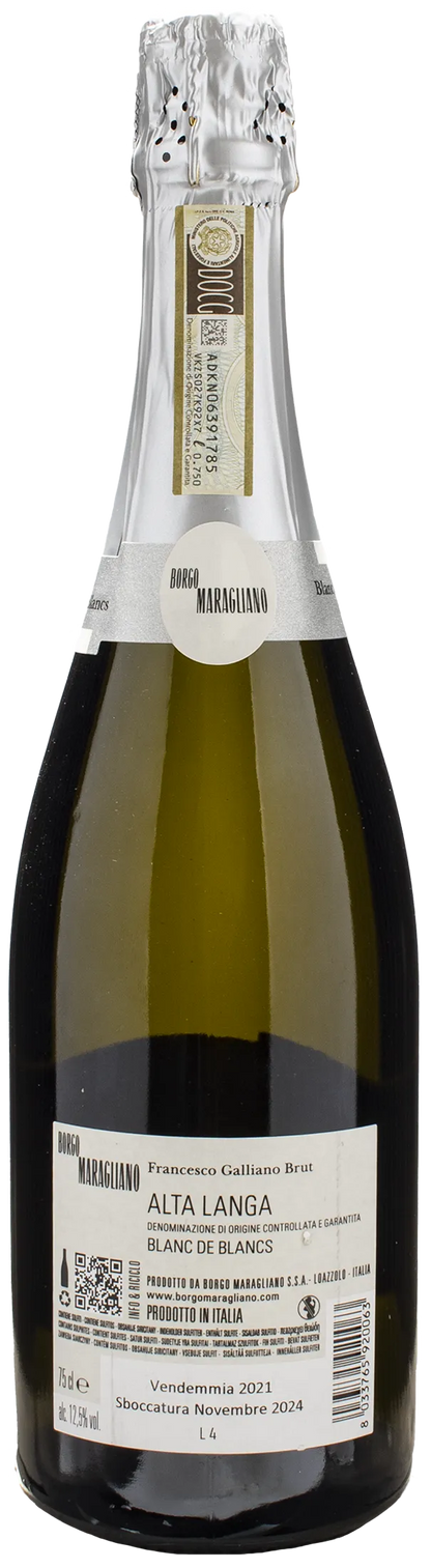 Borgo Maragliano Francesco Galliano Alta Langa Blanc de Blancs Brut 2021