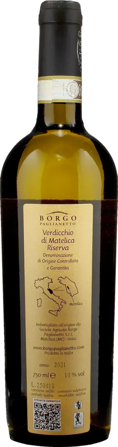 Borgo Paglianetto Verdicchio di Matelica Jera Riserva 2021