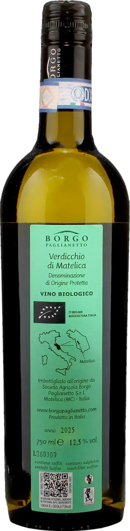 Borgo Paglianetto Verdicchio di Matelica Terravignata 2025