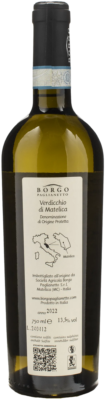 Borgo Paglianetto Verdicchio Matelica Vertis 2022