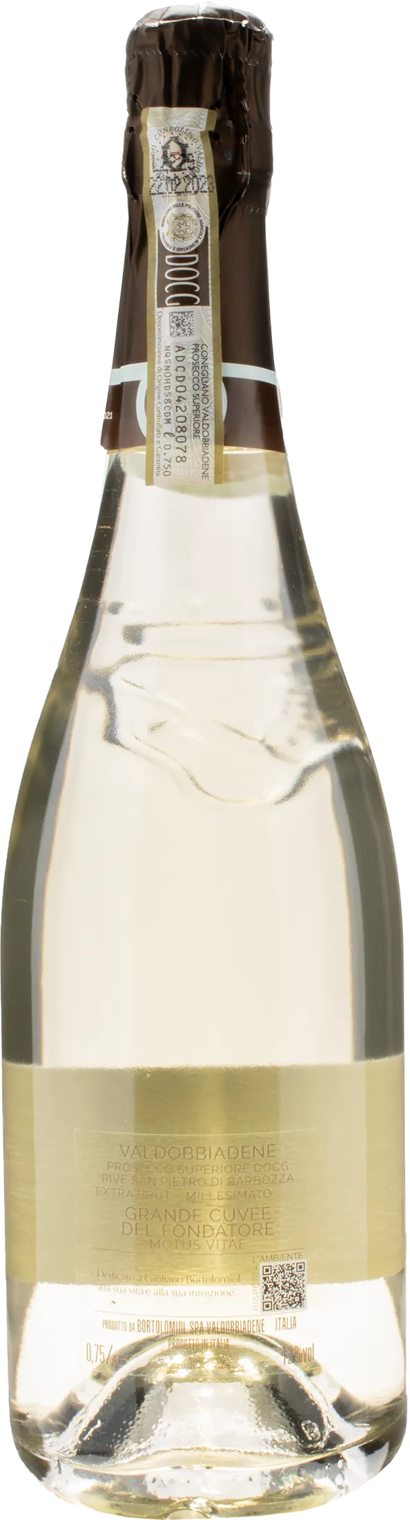 Bortolomiol Grande Cuvée del Fondatore Motus Vitae Extra Brut 2021