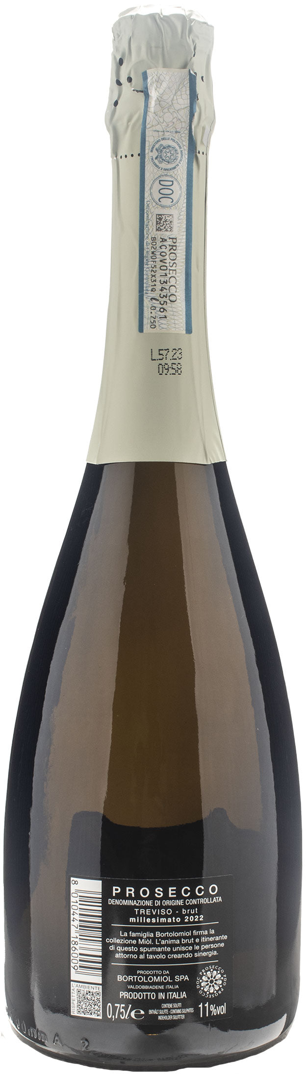 Bortolomiol Prosecco Miol Treviso Brut Millesimato 2022