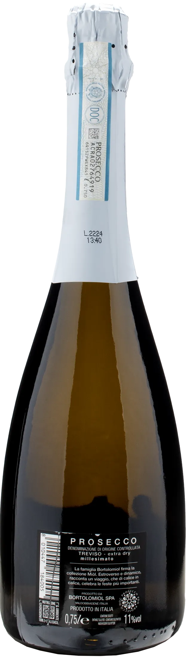 Bortolomiol Prosecco Miol Treviso Extra Dry Millesimato 2023