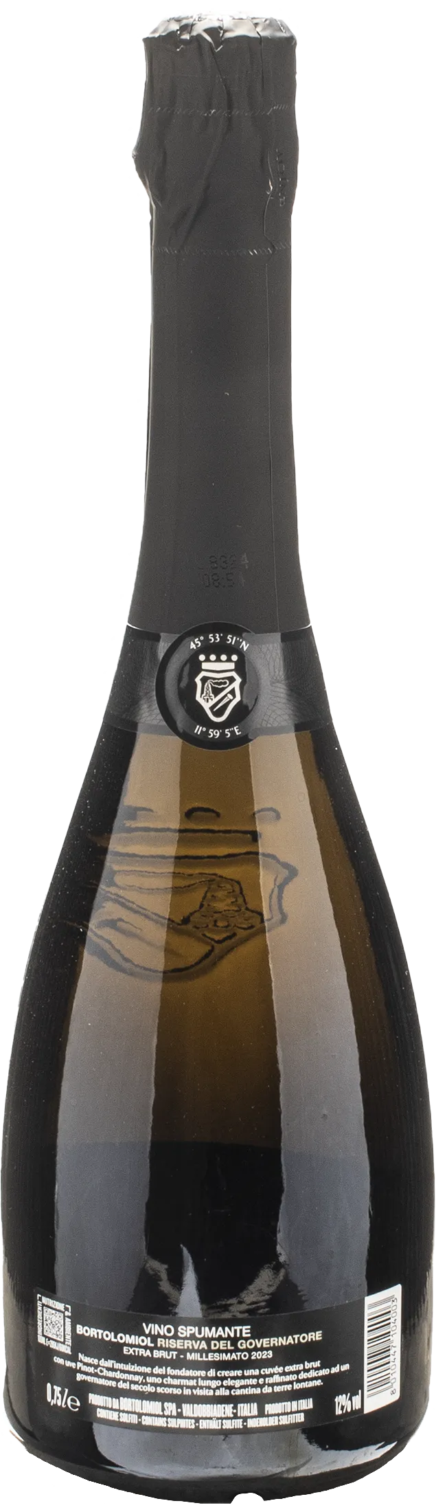 Bortolomiol Riserva del Governatore Extra Brut Millesimato 2023