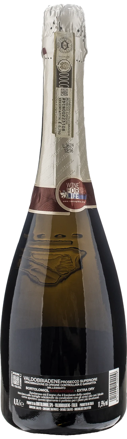 Bortolomiol Valdobbiadene Prosecco Superiore Bandarossa Millesimato Extra Dry 2023
