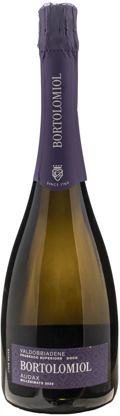 Bortolomiol Valdobbiadene Prosecco Superiore Extra Brut Audax 2025