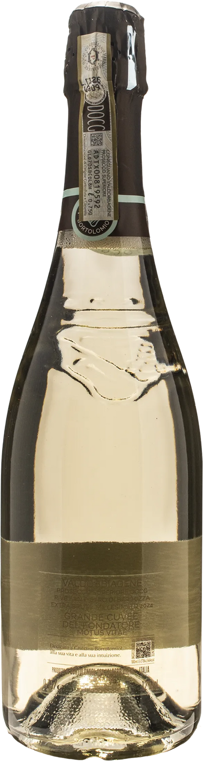 Bortolomiol Valdobbiadene Prosecco Superiore Extra Brut Grande Cuvee del Fondatore Motus Vitae 2024