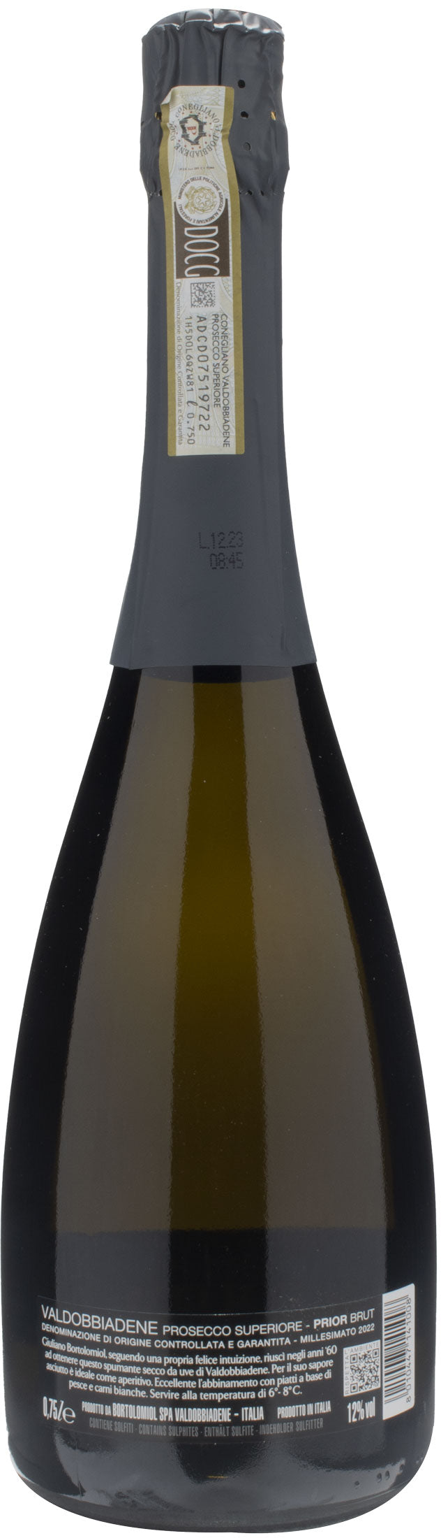 Bortolomiol Valdobbiadene Prosecco Superiore Millesimato Prior Brut 2022