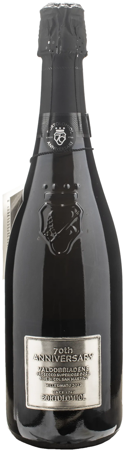 Bortolomiol Valdobbiadene Prosecco Superiore Rive Col San Martino 70th Anniversary Extra Brut 2022