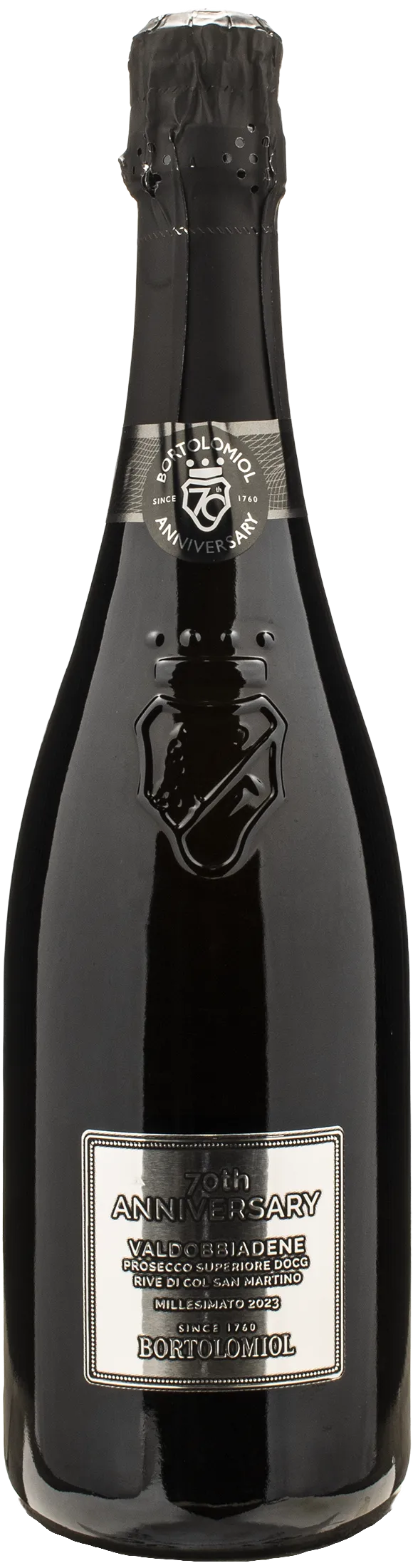 Bortolomiol Valdobbiadene Prosecco Superiore Rive Col San Martino 70th Anniversary Extra Brut 2023
