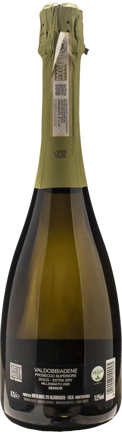 Bortolomiol Valdobbiadene Prosecco Superiore Senior Extra Dry 2025