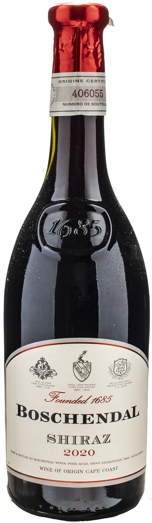 Boschendal 1685 Shiraz 2020