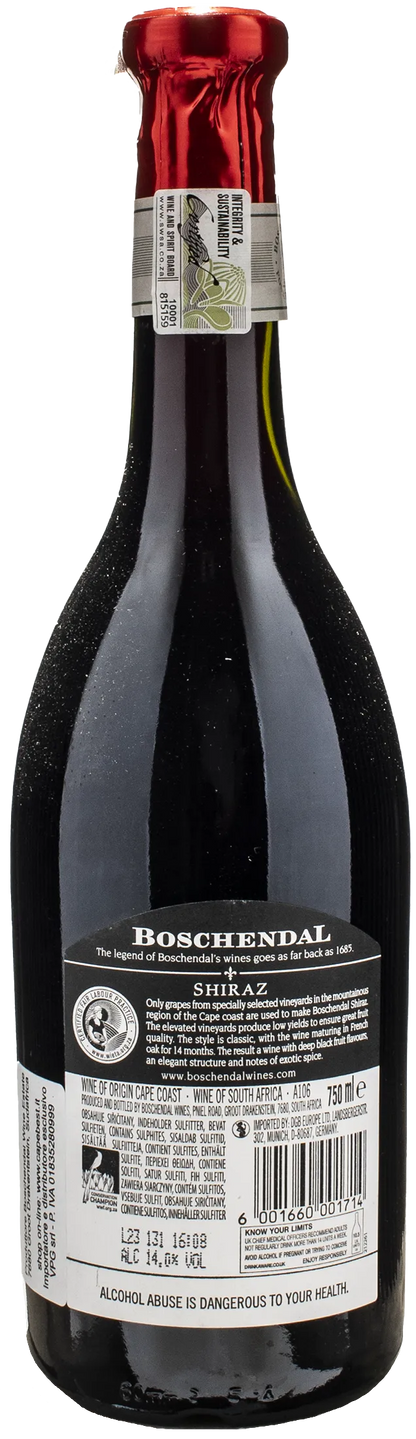 Boschendal 1685 Shiraz 2020