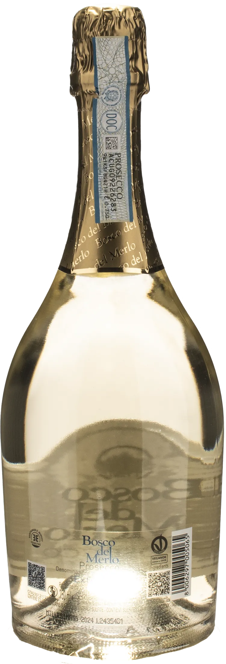 Bosco del Merlo Prosecco Millesimato Extra Dry 2024