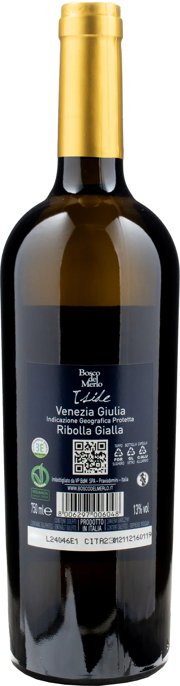 Bosco del Merlo Ribolla Gialla Iside 2023