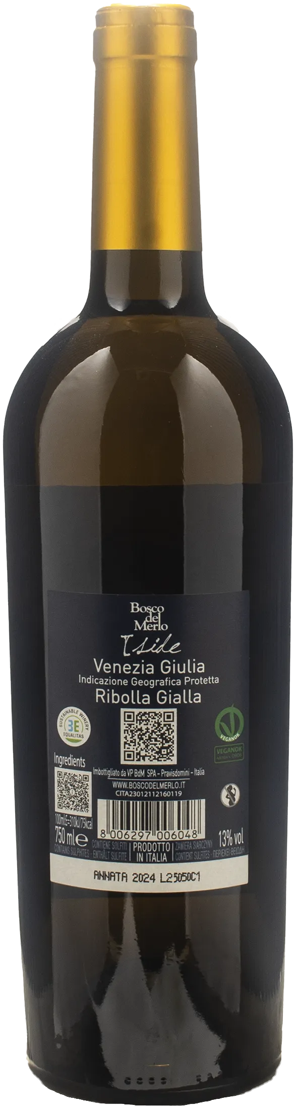 Bosco del Merlo Ribolla Gialla Iside 2024