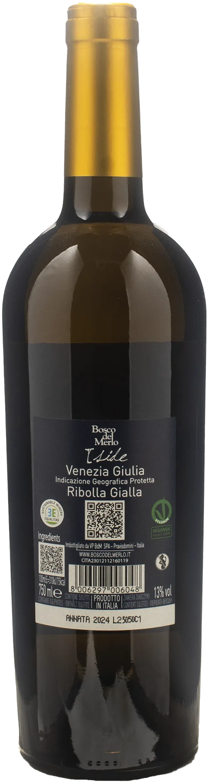 Bosco del Merlo Ribolla Gialla Iside 2024