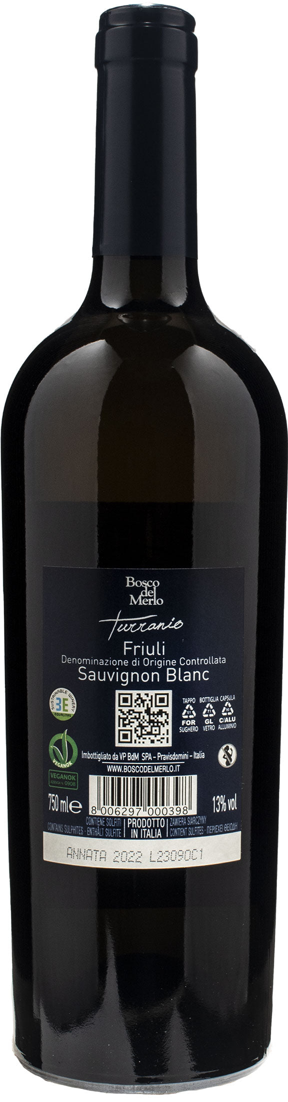 Bosco del Merlo Sauvignon Blanc Turranio 2022